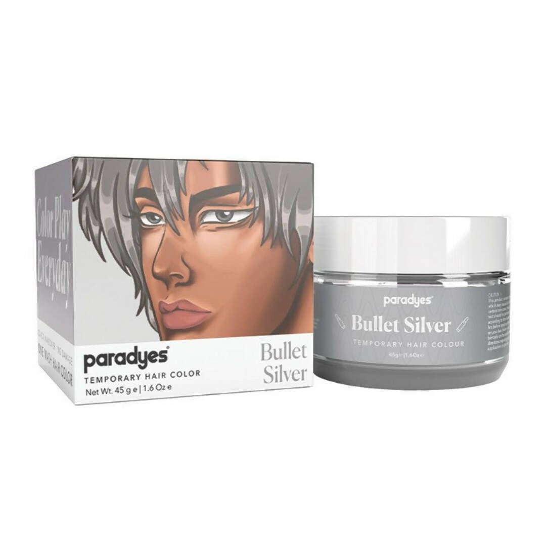 Paradyes Temporary Hair Color - Bullet Silver - Distacart
