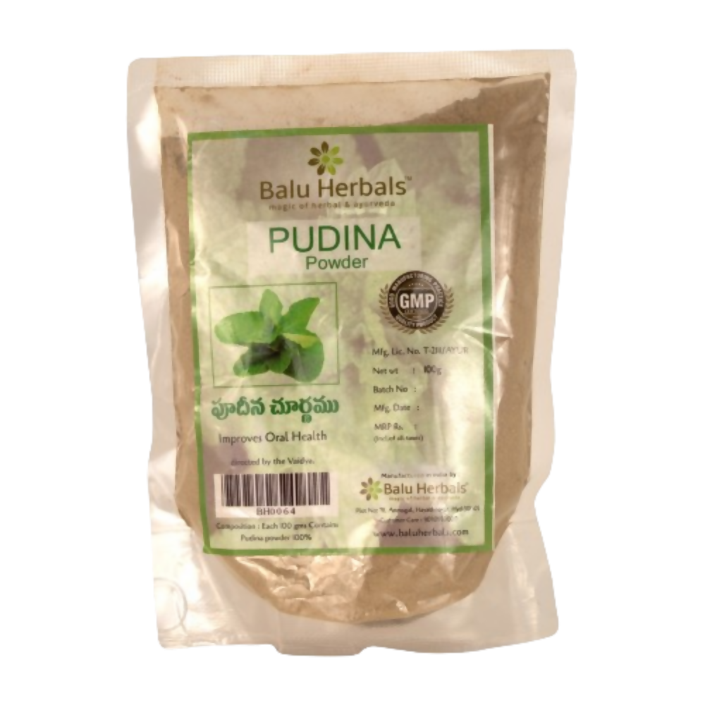 Balu Herbals Mint Leaves (Pudina) powder - Distacart