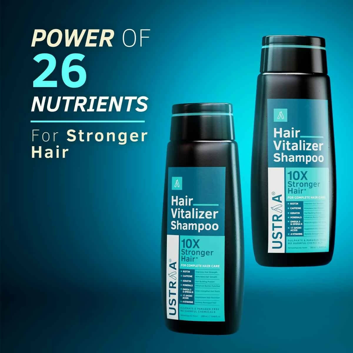 Ustraa Hair Vitalizer Shampoo - Distacart