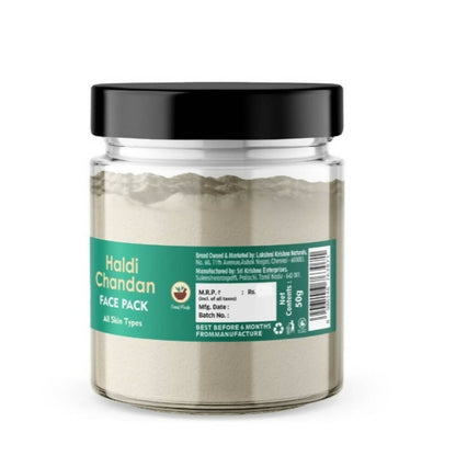 Lakshmi Krishna Naturals Haldi Chandan Face Pack - Distacart