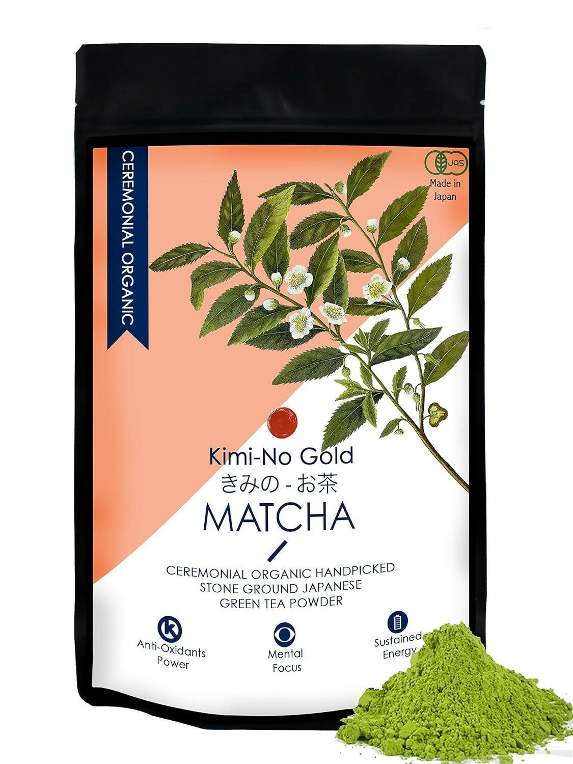 Kimino Gold Ceremonial Organic Matcha Tea - Distacart