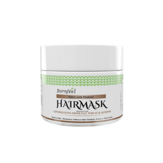 Bornfeel Protein Hair Mask Enriched With Lipoproteins From Oats Wheat & Almond - Distacart
