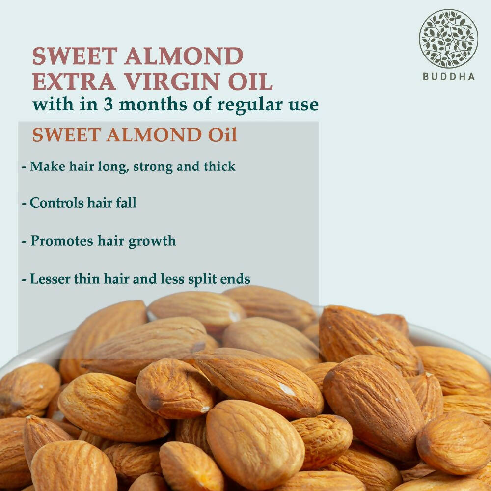 Buddha Natural Extra Virgin Cold Pressed Sweet Almond Oil - Distacart