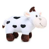 Thumbnail for Webby Plush Standing Cow with Smiling Face Stuffed Soft Toy for Kids - Distacart