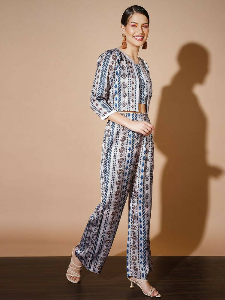 Myshka Multi Printed Co-Ords For Women - Distacart