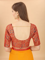 Thumbnail for Kalini Yellow & Red Zari Pure Silk Saree - Distacart