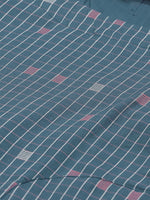 Thumbnail for Biba Women Blue & White Checked A-Line Kurta - Distacart