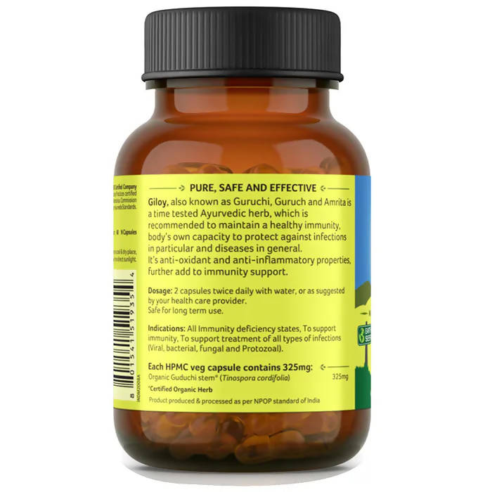 Organic India Giloy Capsules - Distacart