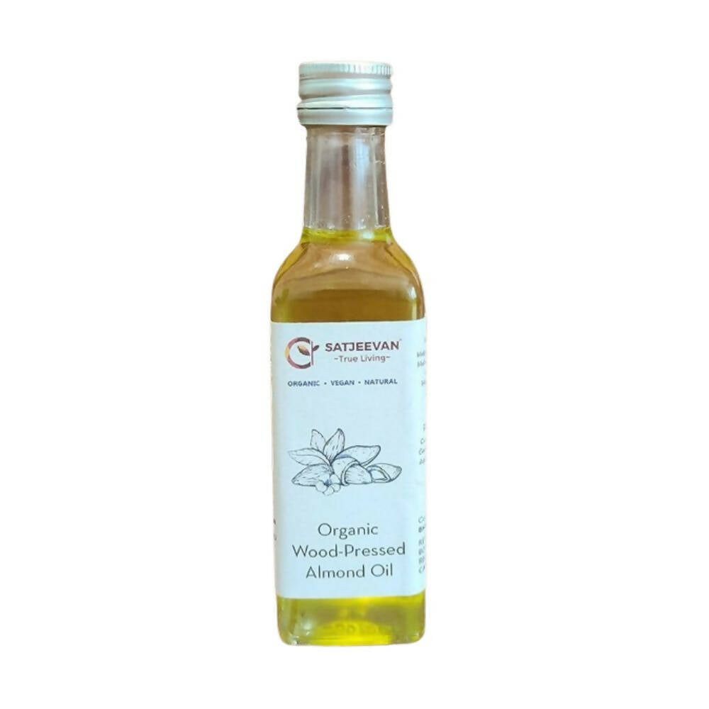 Satjeevan Organic Wood-Pressed Almond Oil - Distacart