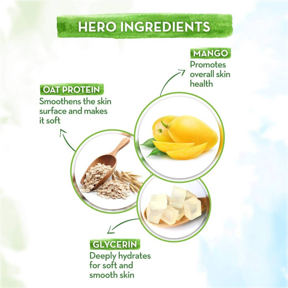Mamaearth Major Mango Body Wash For Kids with Mango & Oat Protein Hero Ingredients