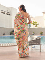 Thumbnail for Tikhi Imli Floral Organza Ready to wear Saree - Distacart