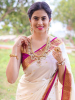 Thumbnail for Kalini Woven Design Zari Saree - Distacart