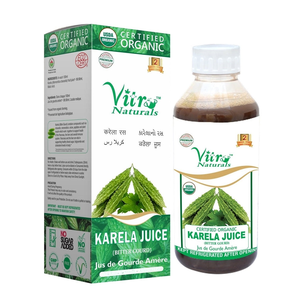 Vitro Naturals Karela Juice - Distacart
