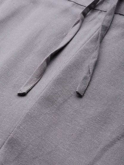Juniper Women Grey Rayon Flex Solid Slim Fit Pant/Slim Pant - Distacart