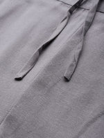 Thumbnail for Juniper Women Grey Rayon Flex Solid Slim Fit Pant/Slim Pant - Distacart