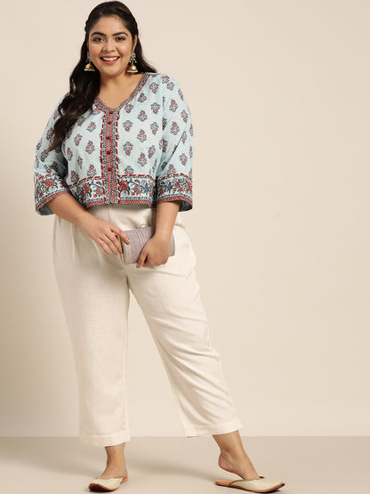 Juniper Women Ivory Rayon Flex Solid Slim Fit Pant/Slim Pant - Distacart
