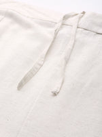 Thumbnail for Juniper Women Ivory Rayon Flex Solid Slim Fit Pant/Slim Pant - Distacart