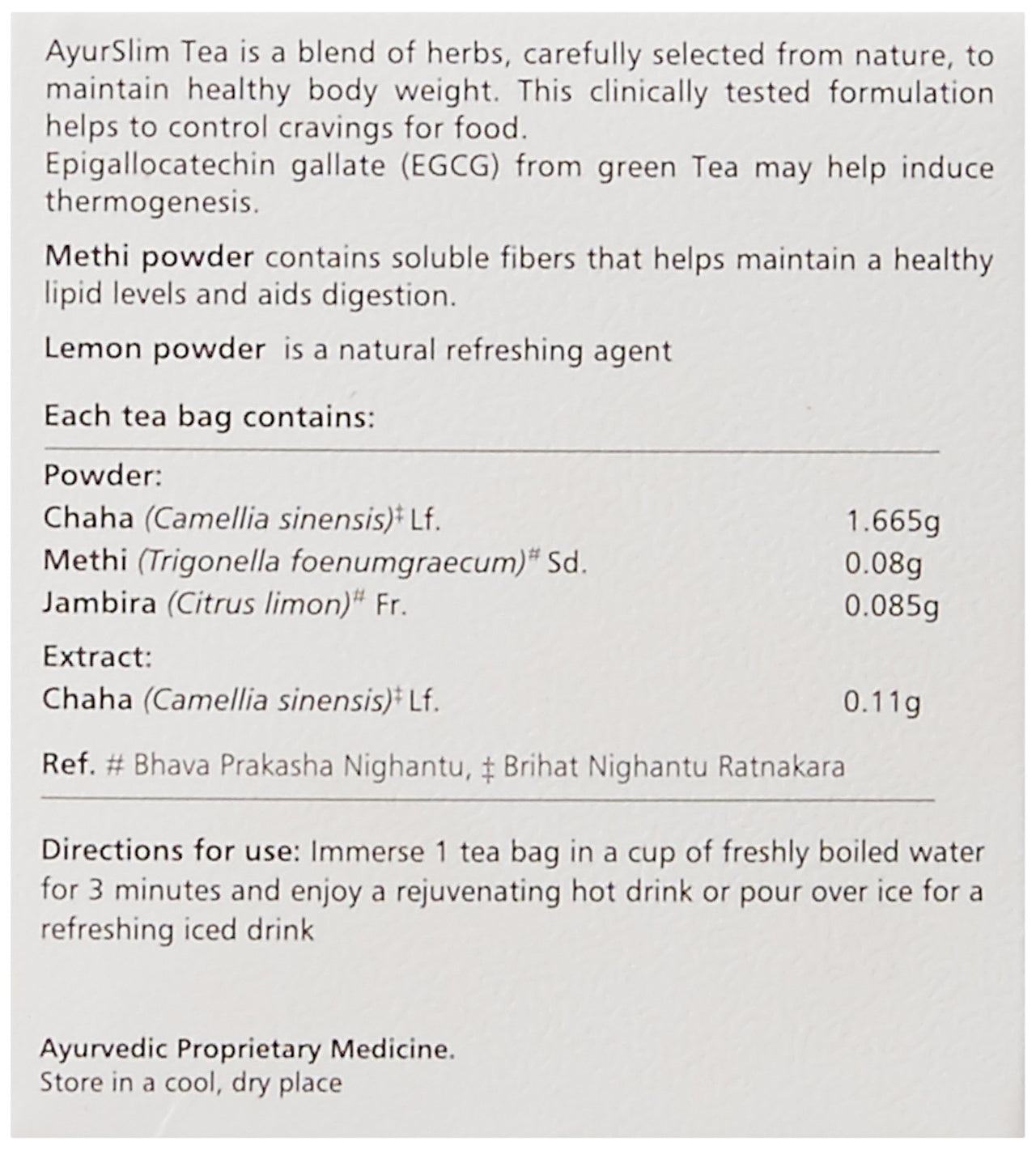 Himalaya Wellness Ayurslim Tea (10 x 2g) - Distacart