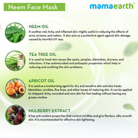 Thumbnail for Mamaearth Neem Face Mask For Pimples & Zits