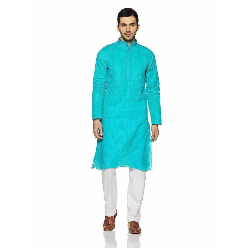 Manyavar Men&#39;s Blended Kurta &amp; Pyjama - Distacart