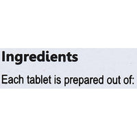 Thumbnail for Vaidyaratnam Mehanil Tablets Ingredients 