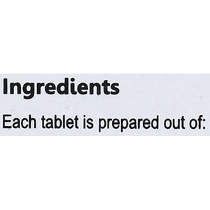 Vaidyaratnam Mehanil Tablets Ingredients 