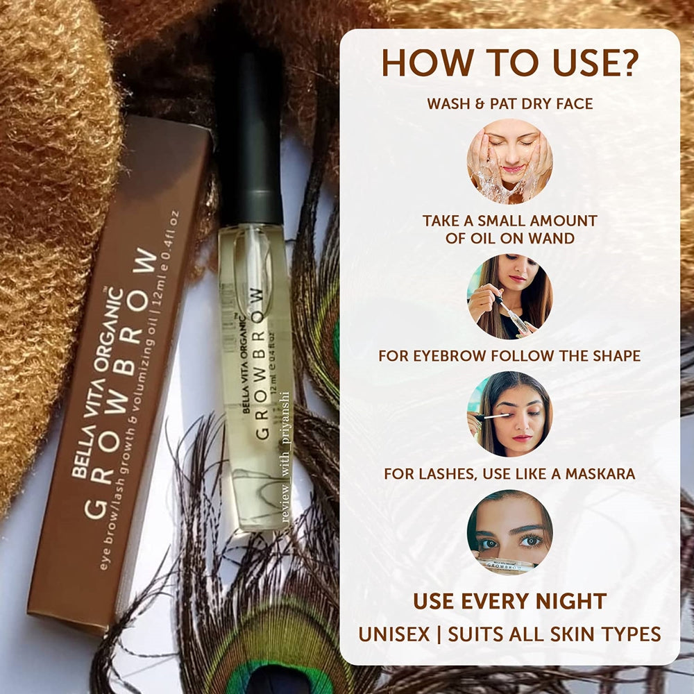 Bella Vita Organic Grow Brow - Distacart