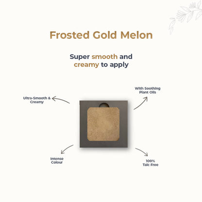 Disguise Satin Smooth Eyeshadow Squares - Frosted Gold Melon 202 - Distacart