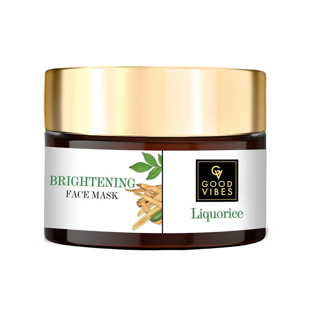 Good Vibes Brightening Face Mask - Liquorice - Distacart