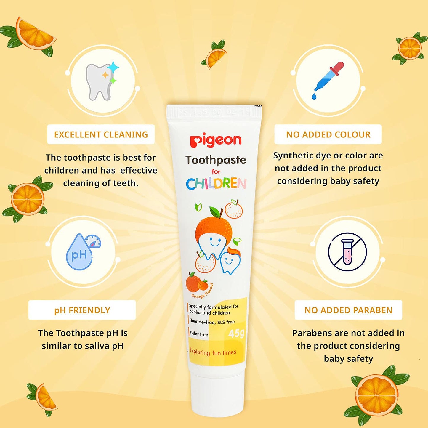 Pigeon Strawberry Toothpaste For Babies - Distacart