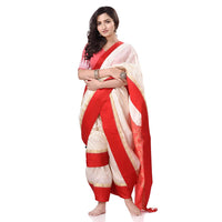 Thumbnail for Desh Bidesh Women's Bengal Art Garad Silk Saree Handmade Kalka With Wholebody Design Saree - Distacart