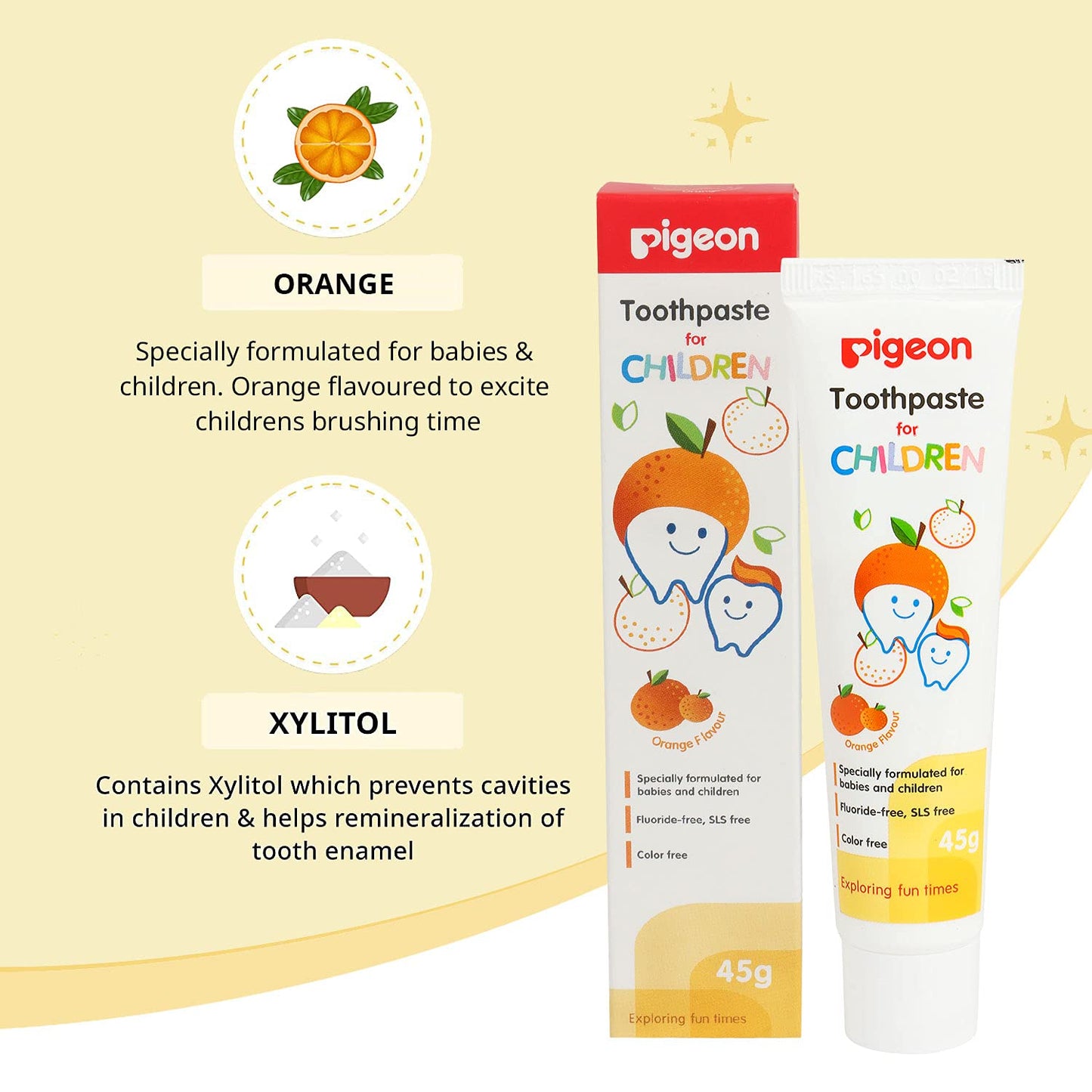 Pigeon Strawberry Toothpaste For Babies - Distacart