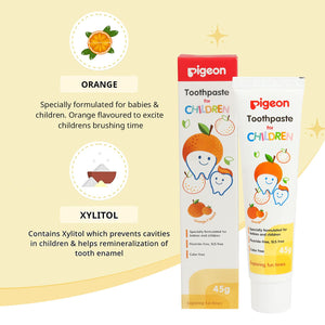 Pigeon Strawberry Toothpaste For Babies - Distacart