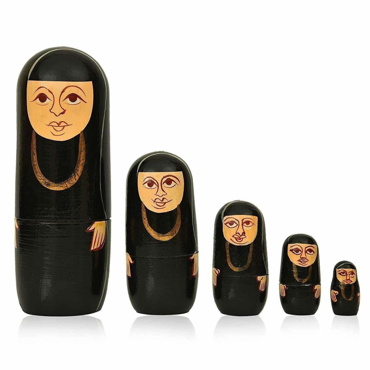 Indian doll - Kids Handmade Hand Painted Cute Wooden Indian Women Nesting Dolls - Distacart