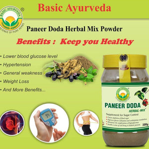 Basic Ayurveda Paneer Doda Herbal Mix uses
