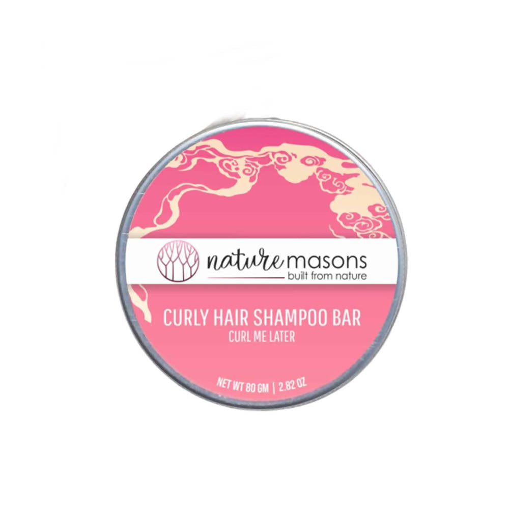 Nature Masons Curl Me Later Curly Hair Shampoo Bar - Distacart