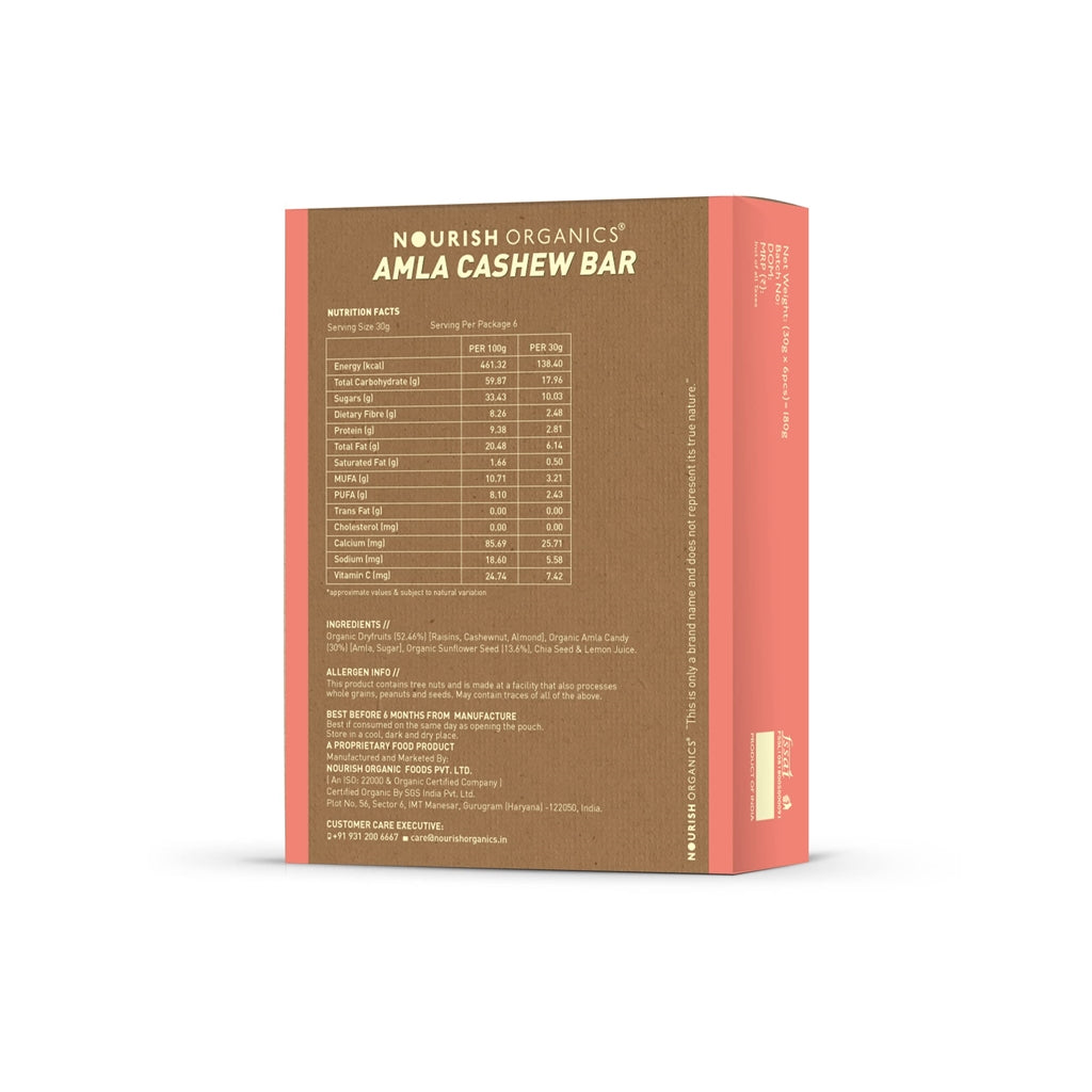 Nourish Organics Amla Bar - Distacart