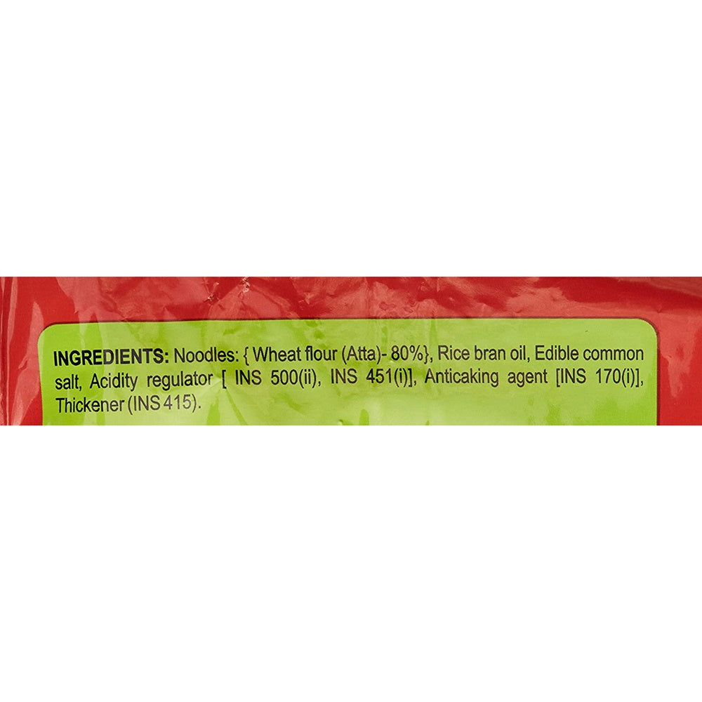 Patanjali Atta Noodles Chatpataa - Family Pack (Pack of 4)