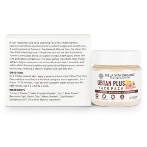 Bella Vita Organic Ubtan Plus Face Glow Pack - Distacart