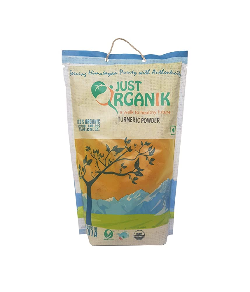 Just Organik Turmeric Powder (Haldi) - Distacart
