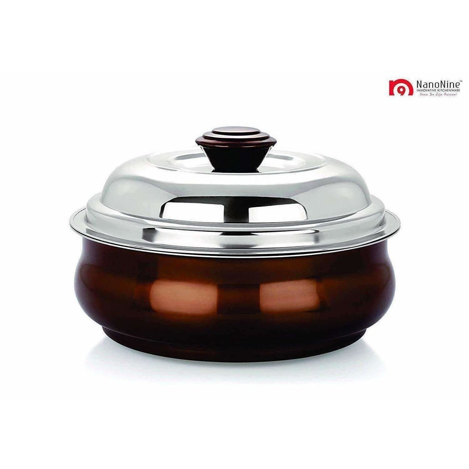 Stainless Steel Serving Pot - 1 Litre - Distacart