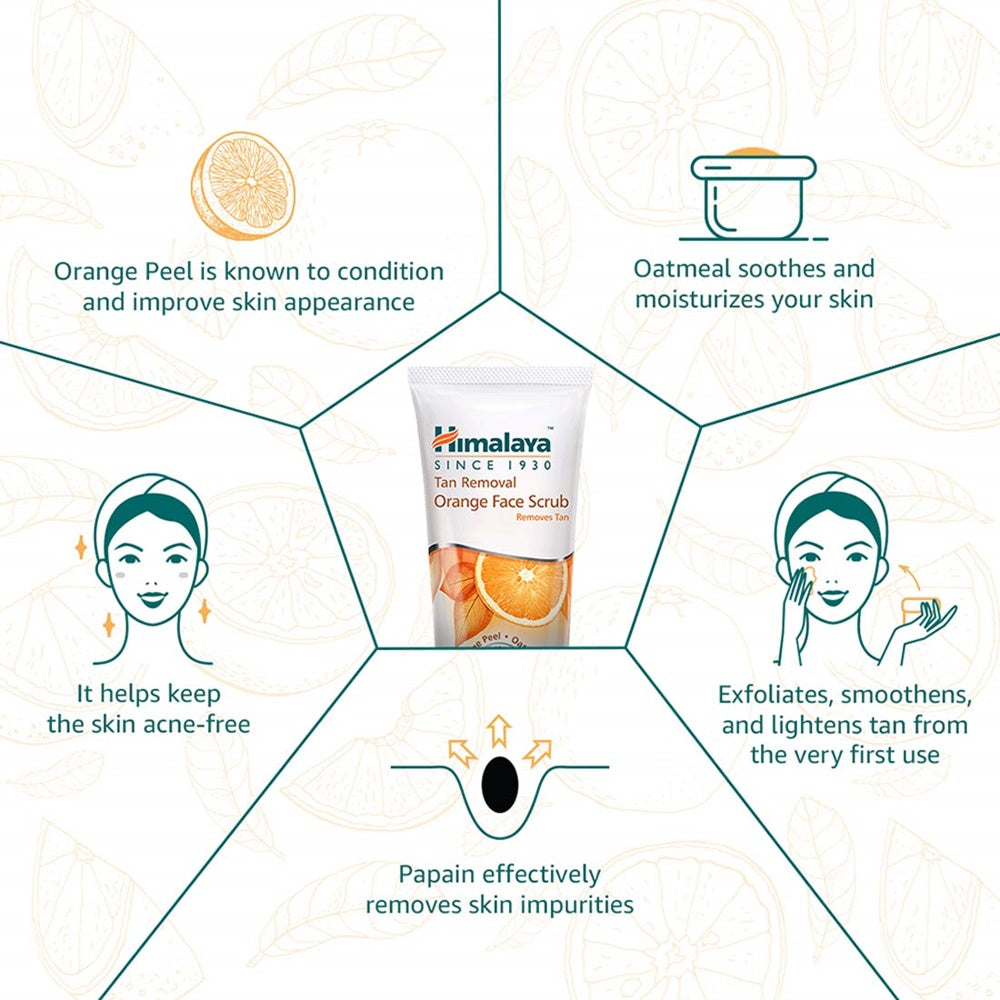 Himalaya Herbals Tan Removal Orange Face Scrub