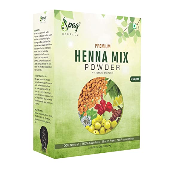 Spag Herbals Premium Henna Mix Powder - Distacart