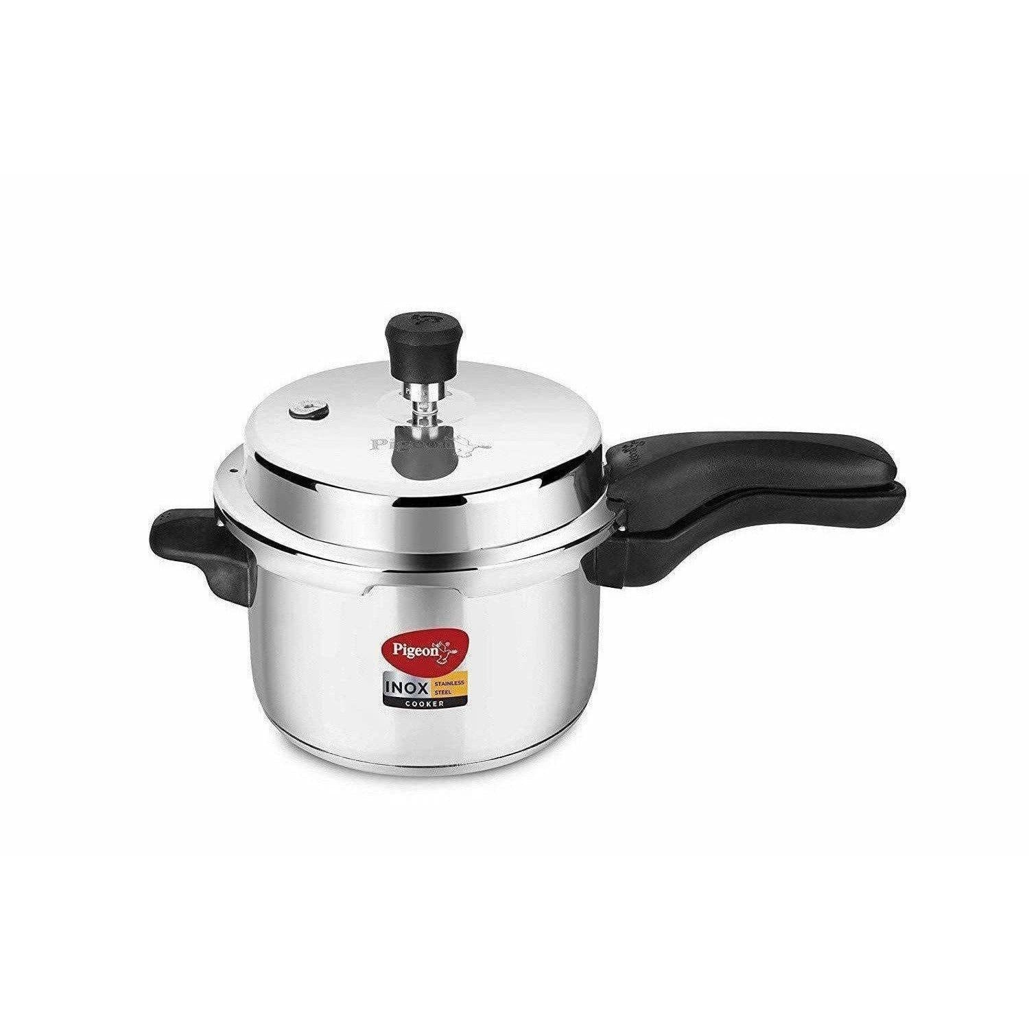 Pigeon Stainless Steel Pressure Cooker 4.5Liters - Distacart