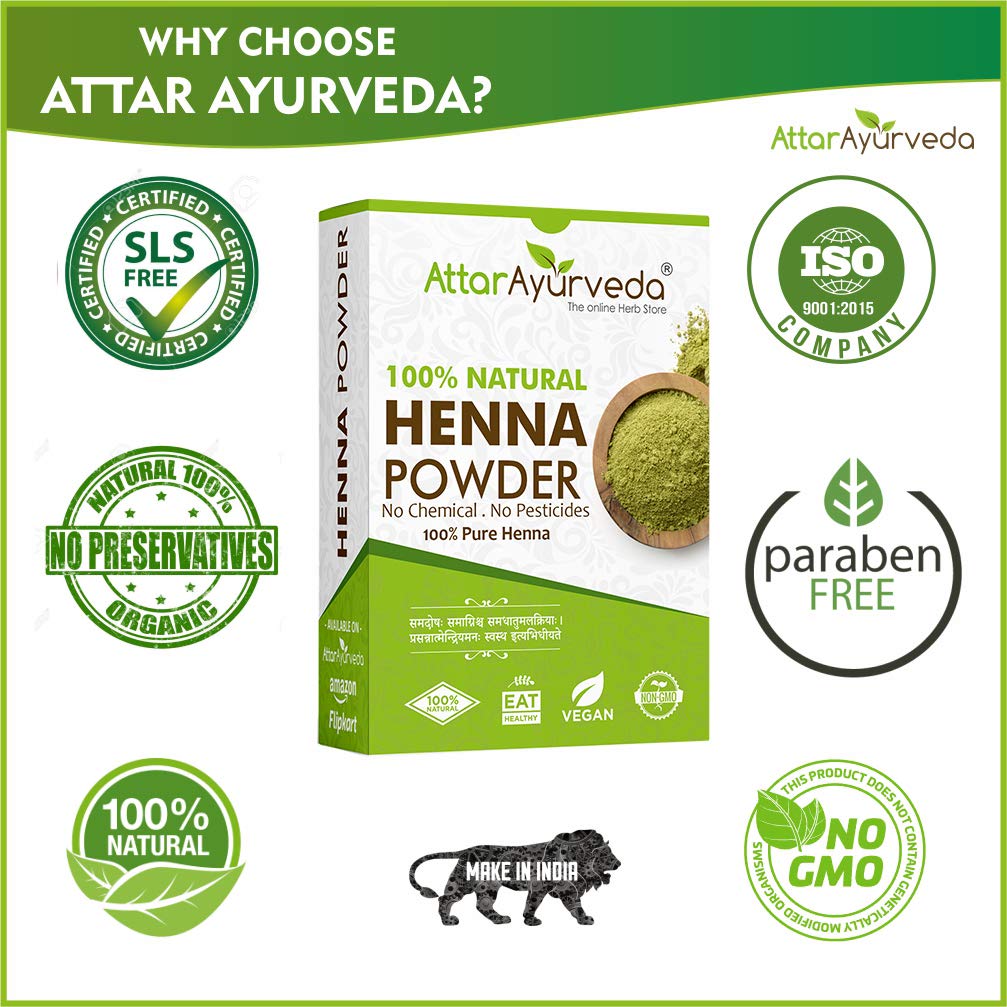 Attar Ayurveda Henna Powder online