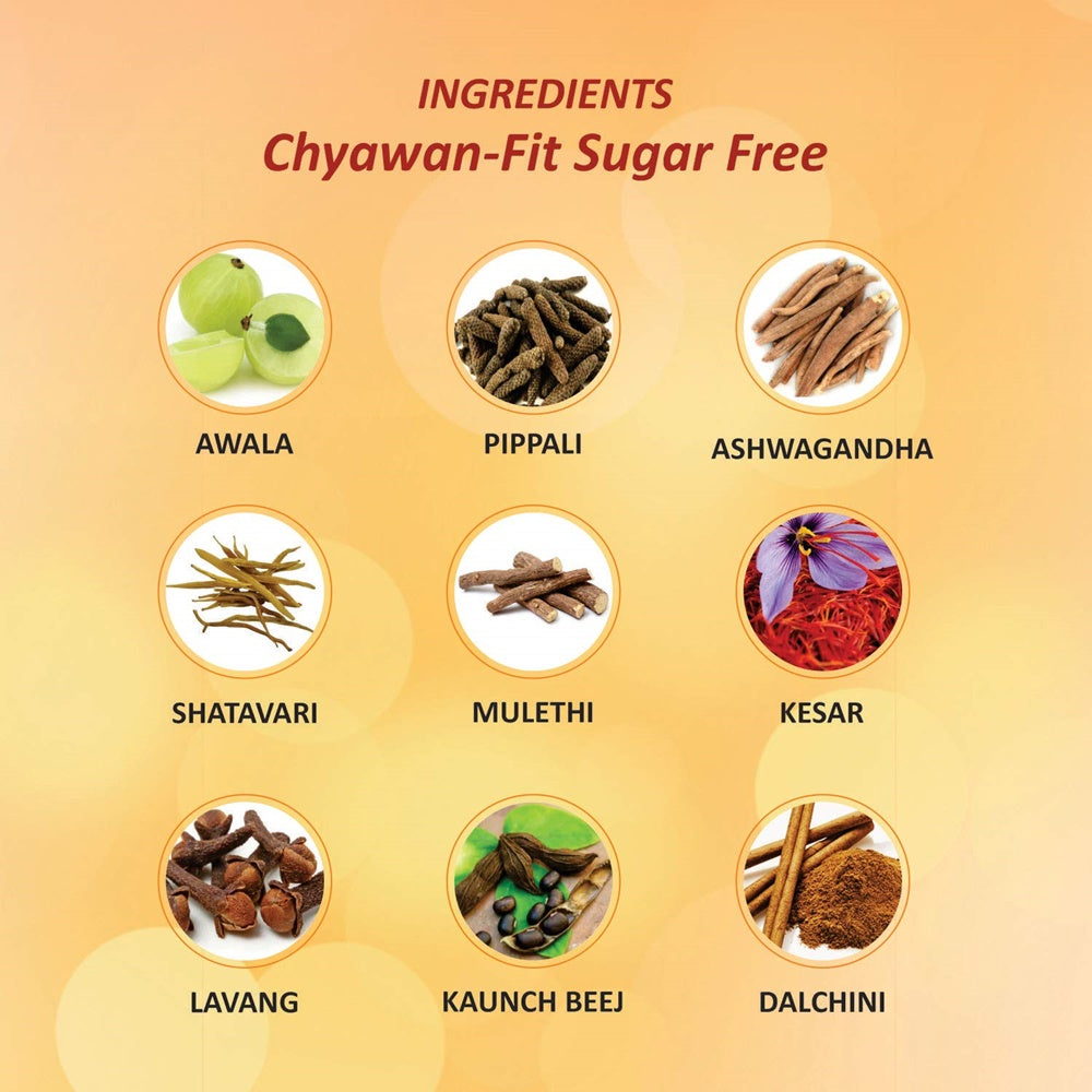 Baidyanath Chyawan-Fit Sugarfree ingredients