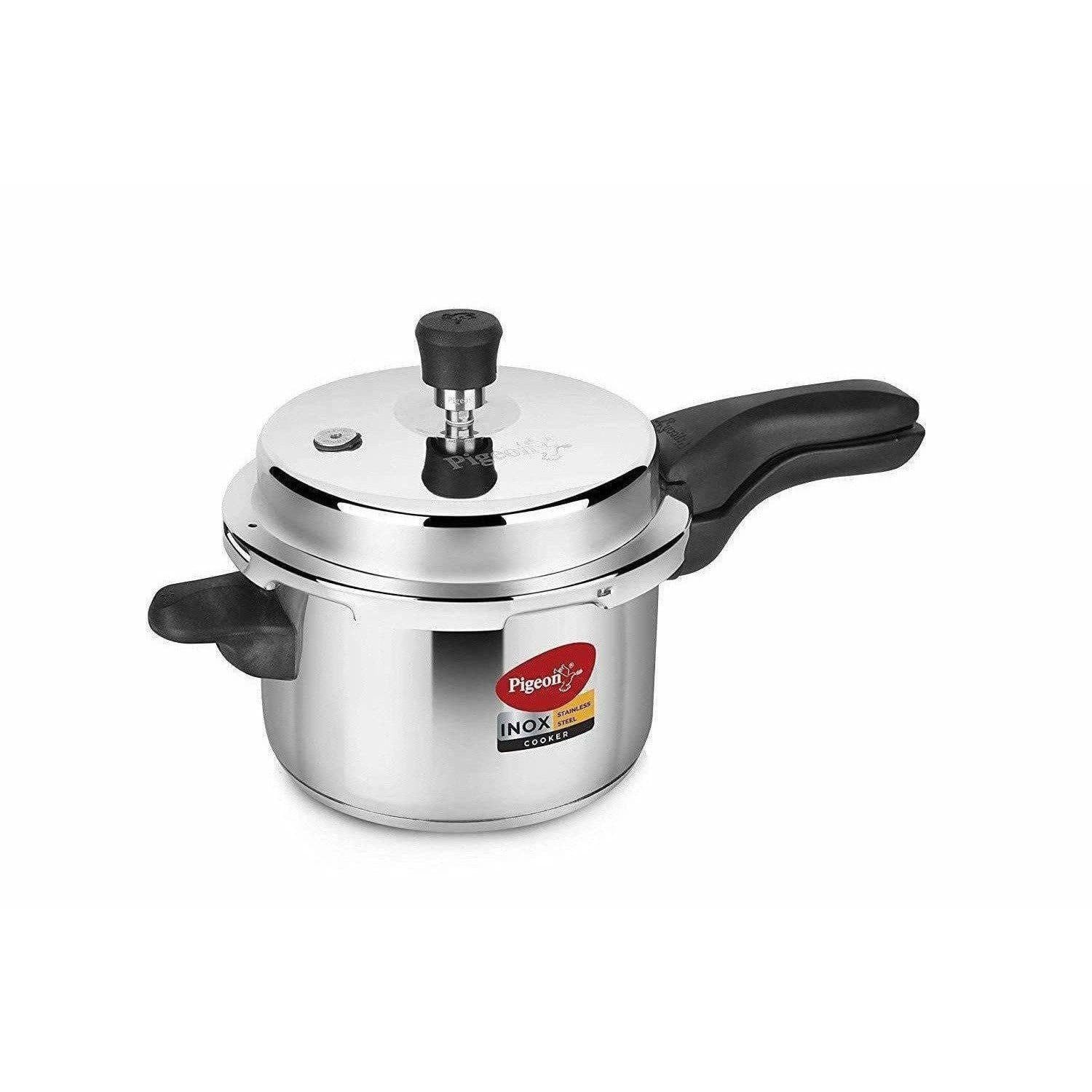 Pigeon Stainless Steel Pressure Cooker 4.5Liters - Distacart
