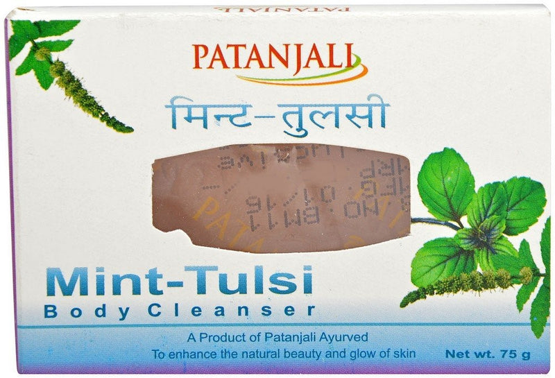 Patanjali Mint - Tulsi Body Cleanser Soap 75GM - Distacart