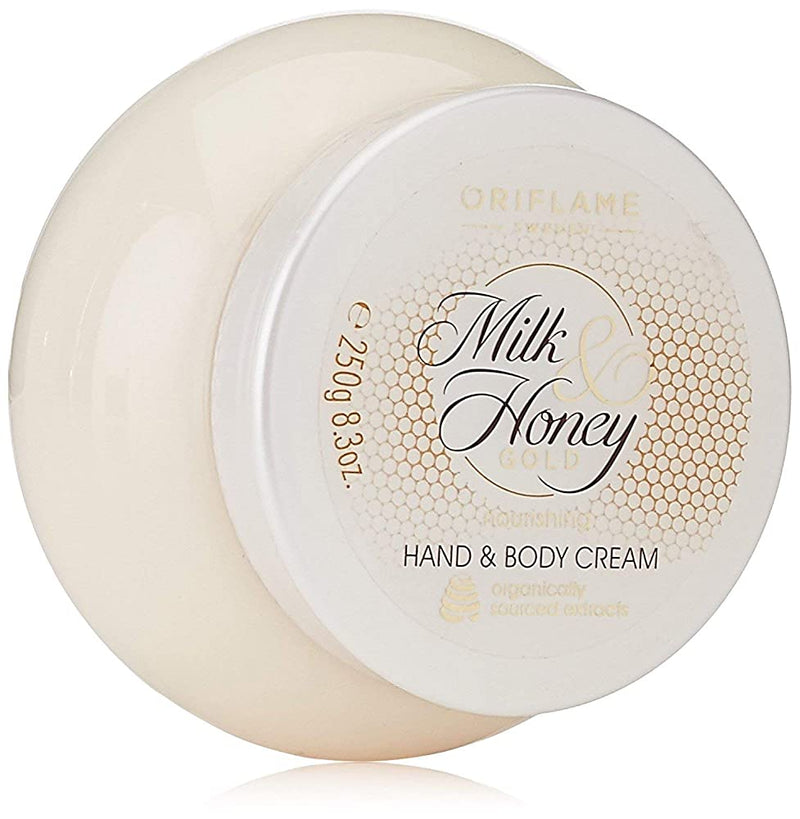Oriflame Milk &amp; Honey Gold Nourishing Hand &amp; Body Cream - Distacart