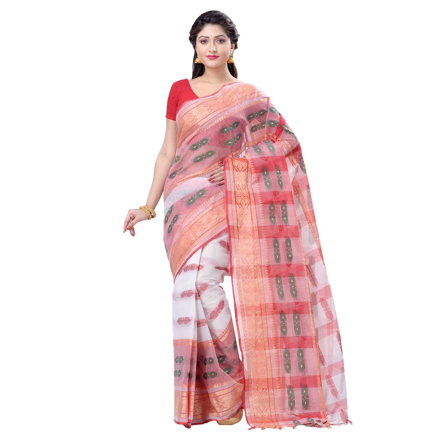 Desh Bidesh Women's Tant Cotton Saree - Distacart